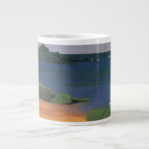 Bucht von Tregastel von Felix Vallotton, Fine Art Jumbo-Tasse