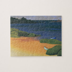 Bucht von Tregastel von Felix Vallotton, Fine Art Puzzle