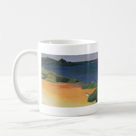 Bucht von Tregastel von Felix Vallotton, Kunst Kaffeetasse (Links)