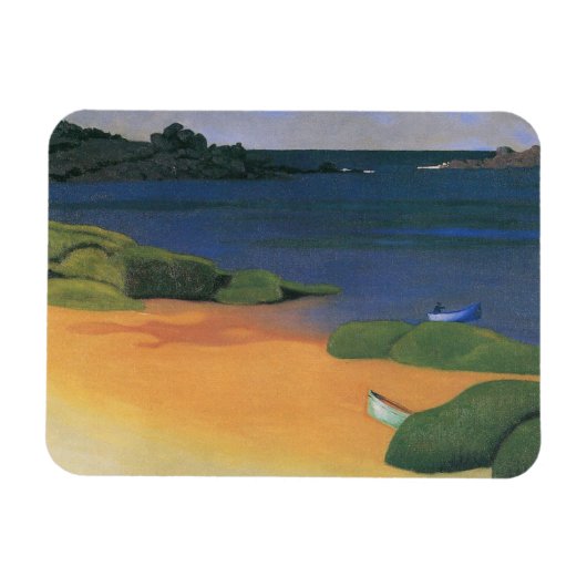 Bucht von Tregastel von Felix Vallotton, Kunst Magnet (Horizontal)