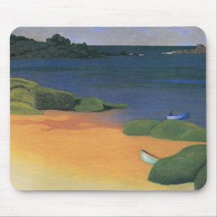 Bucht von Tregastel von Felix Vallotton, Kunst Mousepad