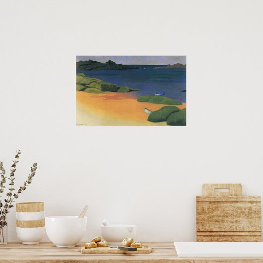 Bucht von Tregastel von Felix Vallotton, Kunst Poster (Küche)