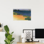 Bucht von Tregastel von Felix Vallotton, Kunst Poster (Heimbüro)