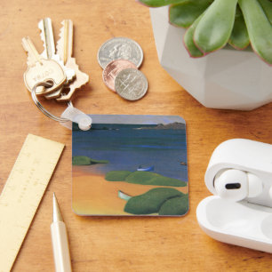 Bucht von Tregastel von Felix Vallotton, Kunst Schlüsselanhänger