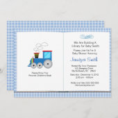 Buchthema Kinderdusche Einladung (Vorne/Hinten)