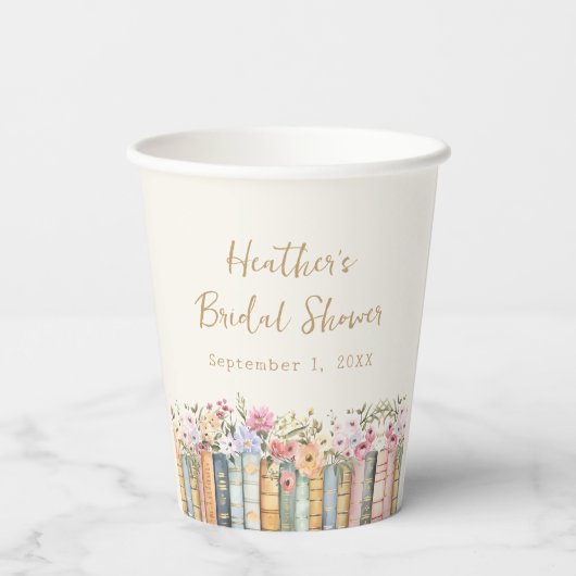 Buchthema Pappbecher (Rückseite)