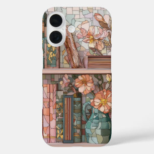 Buchthemen-Buntglas-Handyhülle iPhone 16 Hülle