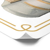 Buchthemen-Willkommensschild Poster (Ecke)