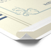 Buchtisch Hochzeitsbibliothek 10 Tische Poster (Ecke)