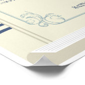 Buchtisch Hochzeitsbibliothek 8 Tabellen Poster (Ecke)