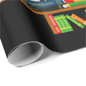 Buchtischler-Buchliebhaber xmas Geschenkpapier (Rolleneckpunkt)