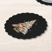 Buchtischler-Buchliebhaber xmas Untersetzer (angewinkelt)