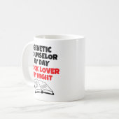 Buchtitel: Lover Genetic Counselor Kaffeetasse (Vorderseite Links)