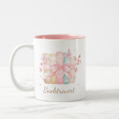 Buchtrovert Coquette Book Zweifarbige Tasse (Links)