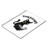 Buchtrovertekatze mit Buch (Linke Seite)