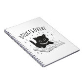 Buchtrovertekatze mit Buch und Sternen (Rechte Seite)