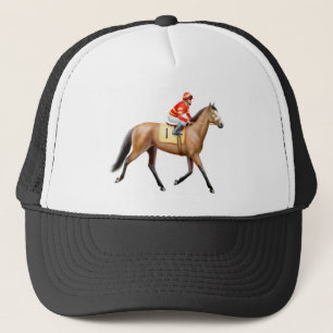 Buchtthoroughbred-Rennpferd-Maschen-Hut Truckerkappe