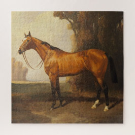 Buchtthoroughbred-Vintage Malerei von James Palmer Puzzle