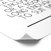 Buchübersetzungsangebot von C S Lewis Print Poster (Ecke)