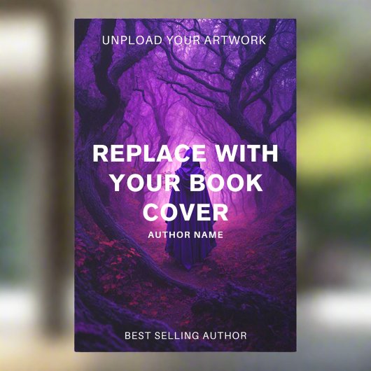 Buchübersicht l Werbeautor Buchunterschrift Fensteraufkleber