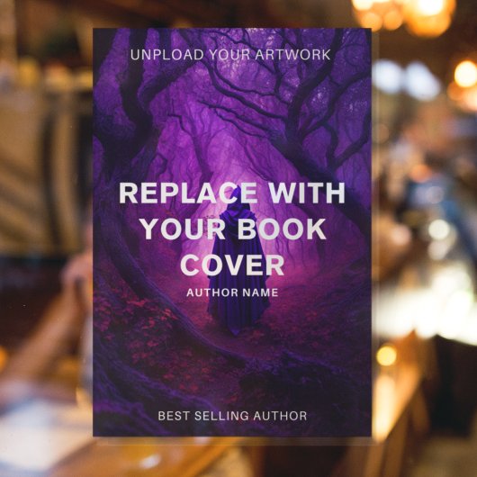 Buchübersicht l Werbeautor Buchunterschrift Fensteraufkleber