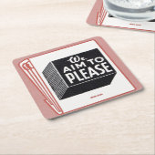 Buchübersicht Wir möchten Rechteckiger Pappuntersetzer (angewinkelt)