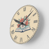 Buchuhr Runde Wanduhr (Winkel)