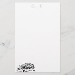 Buchunfallbriefpapier personalisiert briefpapier