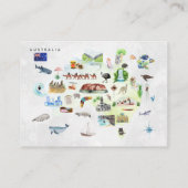 Buchungsanfrage| Australische Kangaroo Babydusche Begleitkarte (Rückseite)