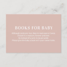 Buchungsanfrage Bücher für Baby Pink