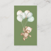 Buchungsanfrage für Babydusche Begleitkarte (Rückseite)