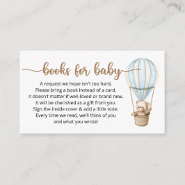 Buchungsanfrage für Babyduschenkarte Begleitkarte