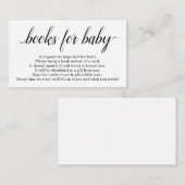 Buchungsanfrage für eine Kinderdusche - Einfach Begleitkarte (Vorne/Hinten)