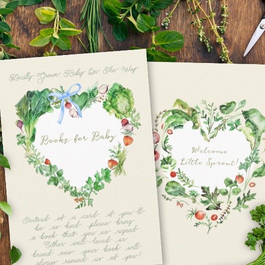 Buchungsanfrage für eine lokale Babydusche Begleitkarte