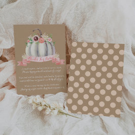 Buchungsanfrage für Fall Pumpkin, Bücher für Baby Begleitkarte