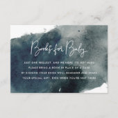 Buchungsanfrage für Indigo Ink Wash Baby Begleitkarte (Vorderseite)