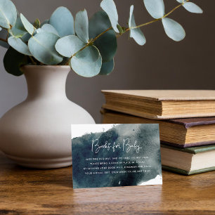 Buchungsanfrage für Indigo Ink Wash Baby Begleitkarte