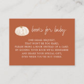 Buchungsanfrage für Pumpkin Fall Baby Begleitkarte (Vorderseite)