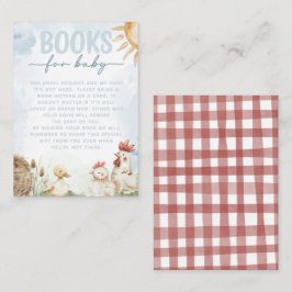 Buchungsanfrage für Red Barn Farm Animal Baby Begleitkarte