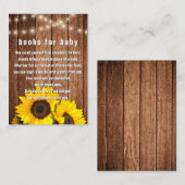 Buchungsanfrage für rustikale Holzleuchten Begleitkarte (Vorne/Hinten)