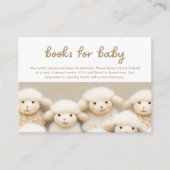 Buchungsanfrage für Schafstall-Babydusche Begleitkarte (Vorderseite)