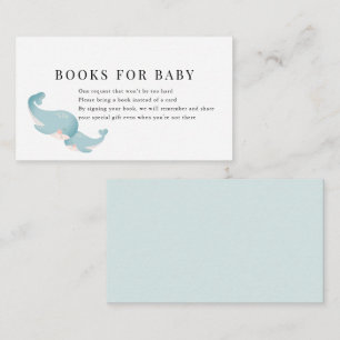 Buchungsanfrage für Whales Blue Baby Begleitkarte