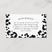 Buchungsanfrage für Wild Leopard Print Baby Shoote Visitenkarte (Vorderseite)