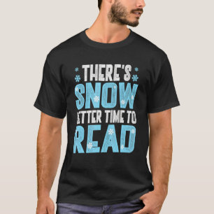 Buchungsangebot Buchwürmer Winter Buchleser Text T-Shirt