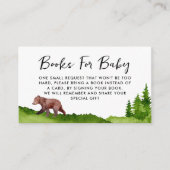 Buchungskarte für Babybärchen Begleitkarte (Vorderseite)