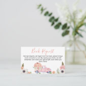 Buchungskarte für den Fall, dass der Pink-Lkw-Last Visitenkarte (Stehend Vorderseite)