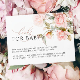 Buchungskarte für Rosa und Grüne Blätter Begleitkarte