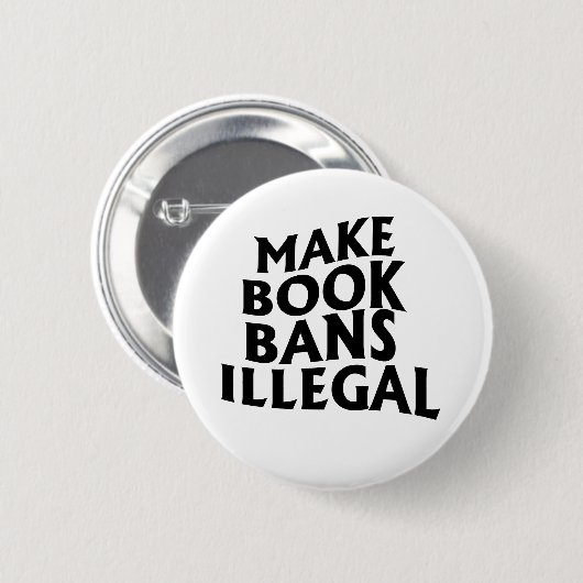 Buchverbote für illegal erklären button (Vorne & Hinten)