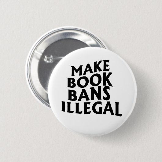 Buchverbote illegal machen button (Vorne & Hinten)