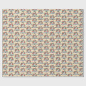 Buchverpackungspapier Geschenkpapier (Flach)